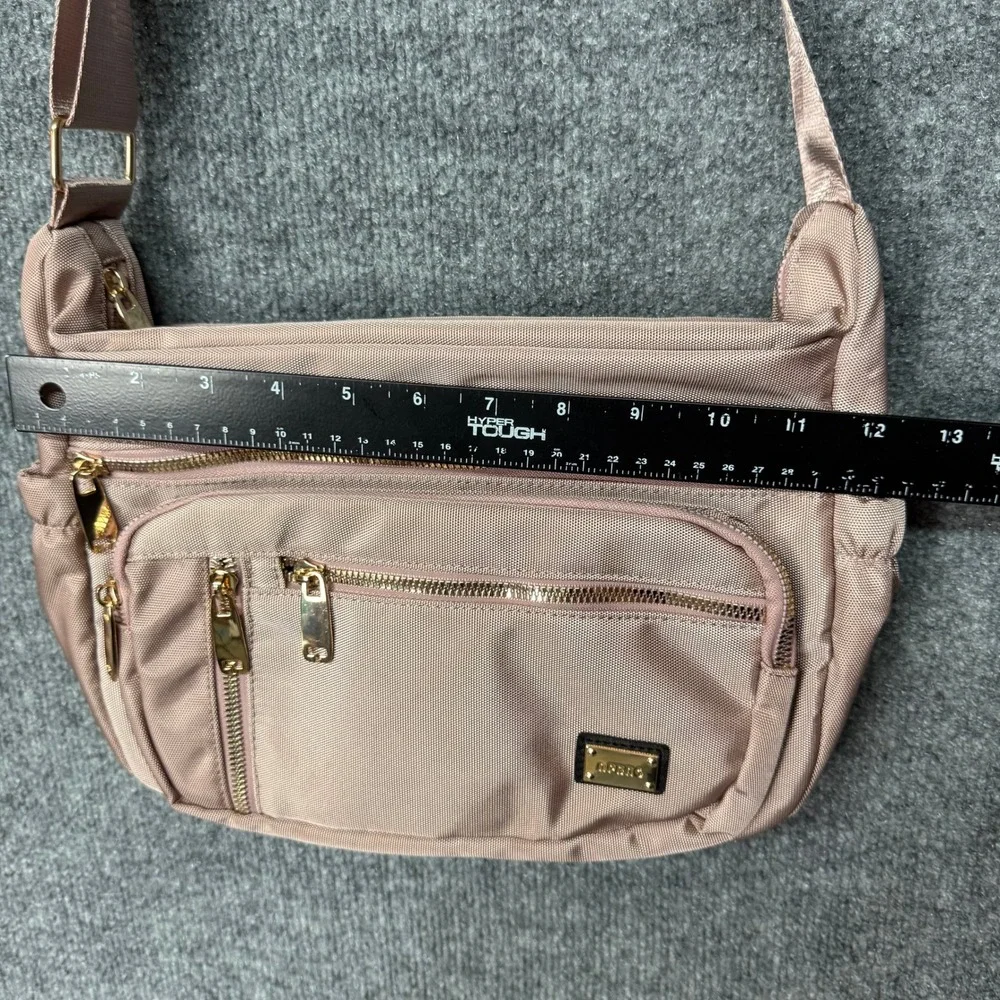NPBAG Crossbody Bag Womens Medium Mauve Multi-Pocket Travel Shoulder NWOT